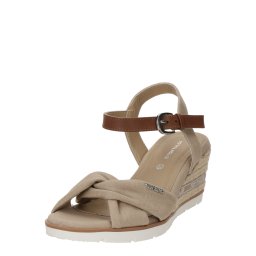 TOM TAILOR Sandale bej / maro