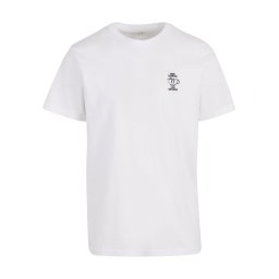 Mister Tee Tricou 'More Espresso Less Depresso' negru / alb
