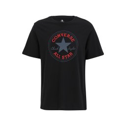 CONVERSE Tricou 'ARCH' gri închis / roșu / negru