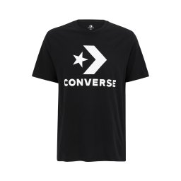 CONVERSE Tricou negru / alb