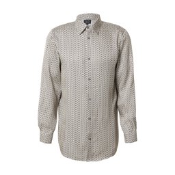 ARMANI EXCHANGE Cămașă maro cămilă / ecru / negru