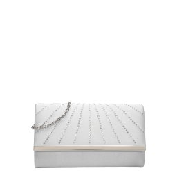 mascara Clutch argintiu