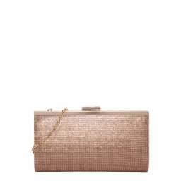mascara Clutch auriu - roz