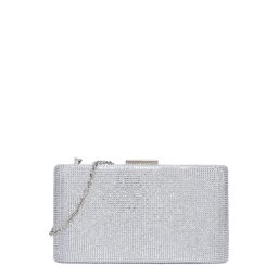 mascara Clutch argintiu