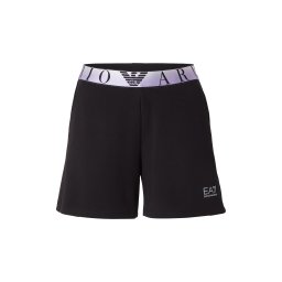 EA7 Emporio Armani Pantaloni negru / alb