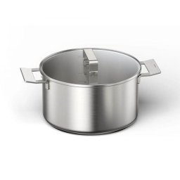 Oala pentru tocanite cu capac de sticla BOSCH by Schulte-Ufer Pro Induction 65115-24 - 17006183, diametru 24cm, 5.5 l, manere fixe Cool-Touch