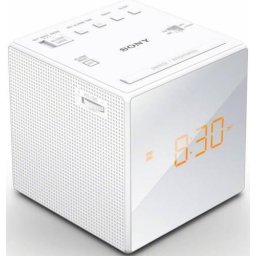 Radio cu ceas,ICFC1W, Alb