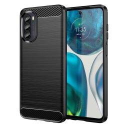 Husa Husa pentru Motorola Moto G52 4G / Moto G82 5G - Techsuit Carbon Silicone - Black