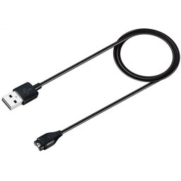 Incarcator magnetic pentru smartwatch Garmin cu USB-A - negru