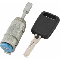 Butuc yala cilindru usa stanga fata cu cheie Techstar, compatibil Audi A6 C5 (1997–2005), cod OE 4B0837217 / 4B0837217A
