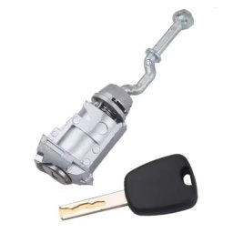 Cilindru incuietoare auto Techstar, compatibila Citroen C4L, Peugeon 407, usa stanga sofer cu 1 cheie, OE 9170Y0/9170Y1