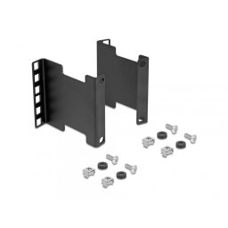 Kit pentru extindere adancime raft cabinet 2U max. 10cm, Delock 67273