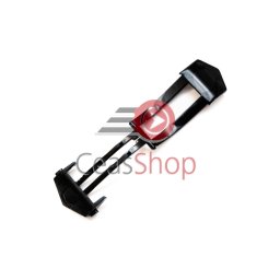 Catarama neagră model fluture tip Tag Heuer 20mm