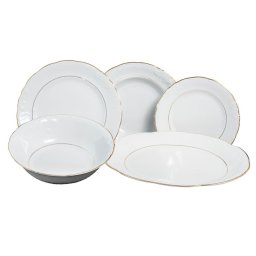 CLARA - Serviciu de masa portelan (6 persoane - 20 de piese)