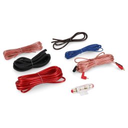 Electronic-Star Set complet de cabluri Auto Cablek, placate cu aur 60 A AGU (CS-Kit-8000)