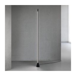 Orion- Lampă de podea LED reglabilă cu senzor de mișcare SOJIE LED/26W/230V neagră