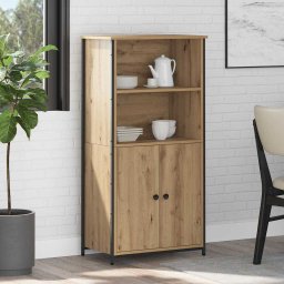 Bufet Stejar Artizanal 62 x 36 x 121,5 cm Lemn compozit GartenMobel Dekor