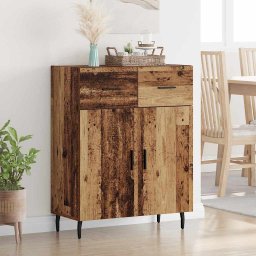 Bufet cu sertar Lemn Vechi 69,5 x 34 x 90 cm Lemn compozit GartenMobel Dekor