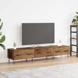 Cabinet TV cu sertar Lemn vechi 150 x 36 x 30 cm Lemn compozit GartenMobel Dekor