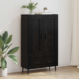 Bufet cu sertar Stejar Negru 69,5 x 31 x 115 cm Lemn compozit GartenMobel Dekor
