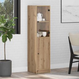 Bufet Stejar Artizanal 35 x 37 x 142 cm Lemn compozit GartenMobel Dekor