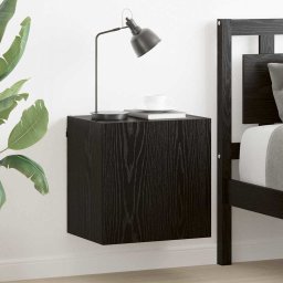 Dulap TV de perete Stejar Negru 40,5x30x40cm Lemn compozit GartenMobel Dekor