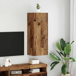 Dulap TV de perete Lemn Vechi 40,5 x 30 x 102 cm Lemn compozit GartenMobel Dekor