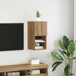 Sistem de TV montat pe perete Pe perete Stejar Artizanal GartenMobel Dekor
