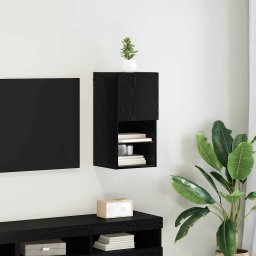 Sistem de TV montat pe perete Stejar Negru 30,5 x 30 x 60 cm GartenMobel Dekor