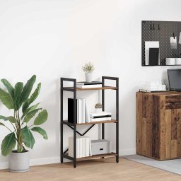 Raft pentru carti Lemn Vechi 56 x 34 x 96 cm Lemn compozit GartenMobel Dekor