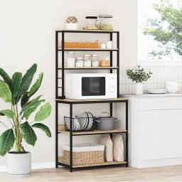 Raft de bucatarie Stejar Sonoma 80 x 40 x 168 cm Lemn compozit GartenMobel Dekor