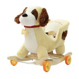 Catelul Azorel crem Din Plus Balansoar Si Cu Roti