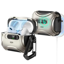 Husa Apple AirPods Pro 3 - Cyber FlickLock HaloLock - Titanium