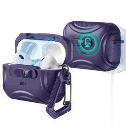 Husa Apple AirPods Pro 3 - Cyber FlickLock HaloLock - Purple
