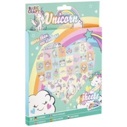 Set 100 abtibilduri cu unicorni