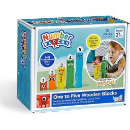 Cuburi din lemn Numberblocks - De la 1 la 5