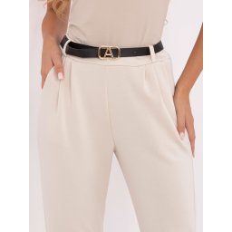 Pantaloni bej solizi