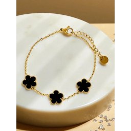 Brățară Resti Callisto Nero cu motiv floral