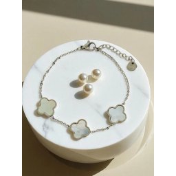 Brățară Callisto Nero cu motiv floral