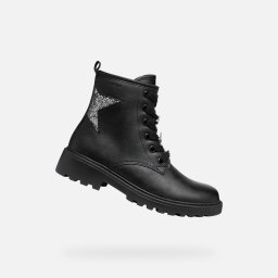 Ghete Geox Casey Girl negre