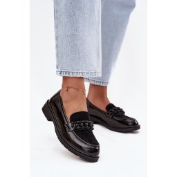 Mocasini de damă cu mărgele S.Barski