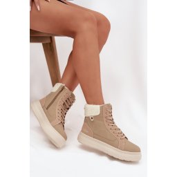 Ghete de iarnă pentru femei cu blană Lee Cooper