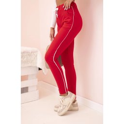 Pantaloni de trening pentru femei cu dungi
