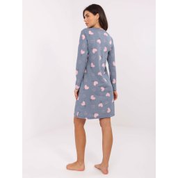 Cămașă de noapte pentru femei cu imprimeu cu inimioare