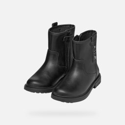 Ghete Geox Eclair Girl negre pentru fete