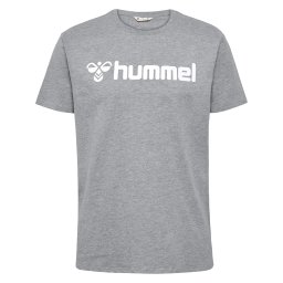 Hummel Tricou 'Go 2.0' gri amestecat / alb