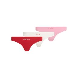 Karl Lagerfeld Tanga crem / roz / roșu