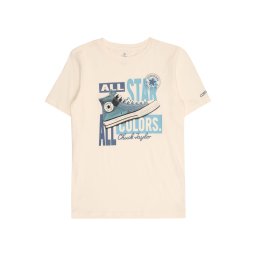 CONVERSE Tricou turcoaz / albastru deschis / albastru închis / alb natural