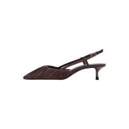 MANGO Pumps 'Dobla' ciocolatiu