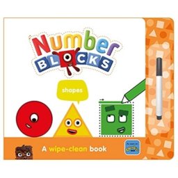 Carticica Scriu si sterg Numberblocks - Forme geometrice
